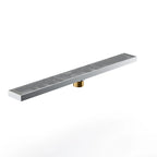 600x68x60mm Linear Shower Drain – Slotted Grate Cover – BFD21017