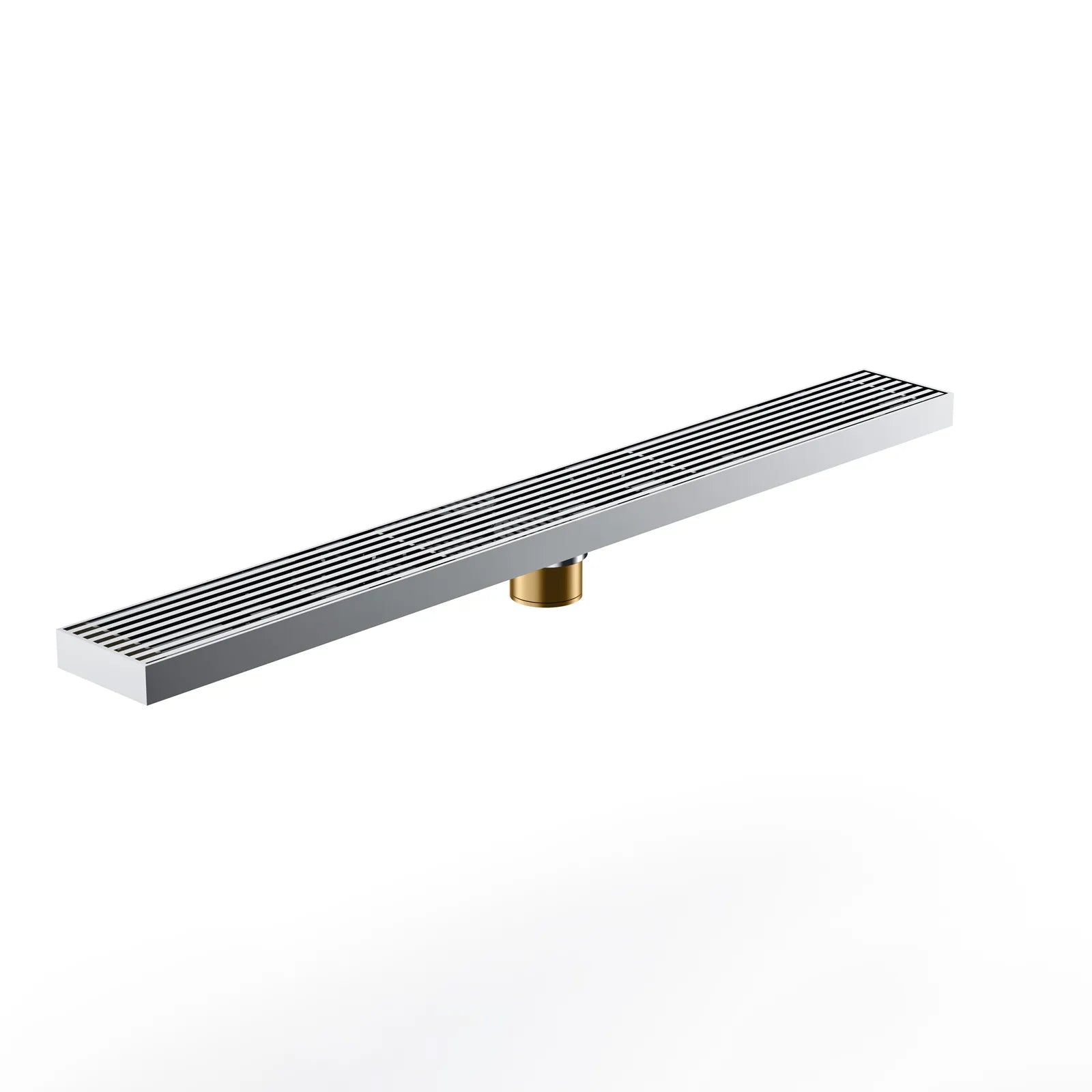 600x68x60mm Linear Shower Drain – Slotted Grate Cover – BFD21017