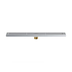 600x68x60mm Linear Shower Drain – Slotted Grate Cover – BFD21017