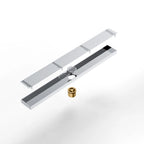 600x68x60mm Linear Shower Drain – Slotted Grate Cover – BFD21017
