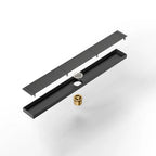 600x68x60mm Linear Shower Drain – Slotted Grate Cover – BFD21017