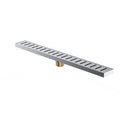 600x68x60mm Linear Shower Drain – Slotted Cover Design – BFD21020 Chrome