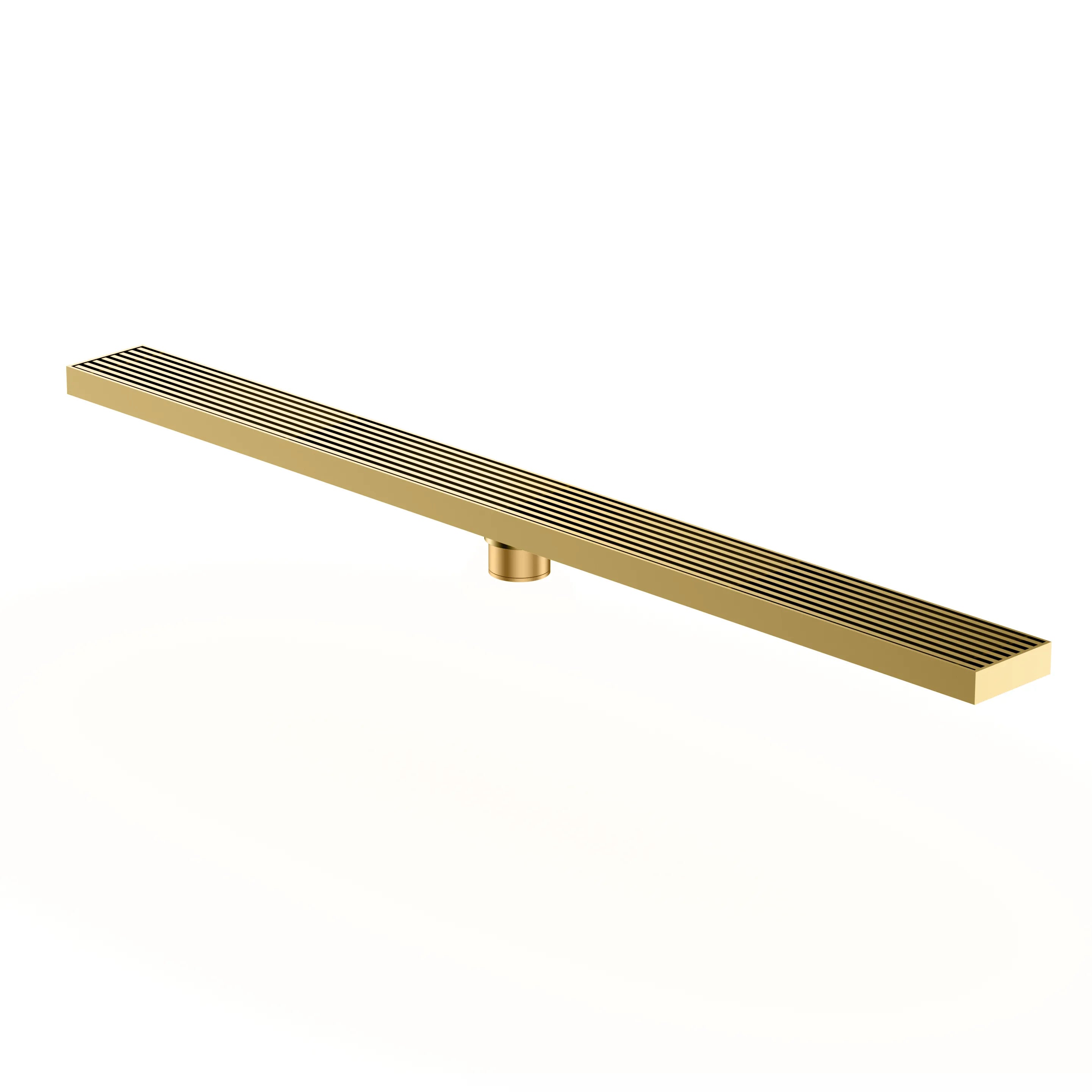 800x68x60mm Linear Shower Drain – Slotted Grate Cover – BFD21022 Brushed Gold