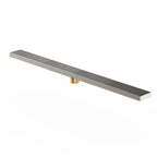800x68x60mm Linear Shower Drain – Slotted Grate Cover – BFD21022 Brushed Nickel