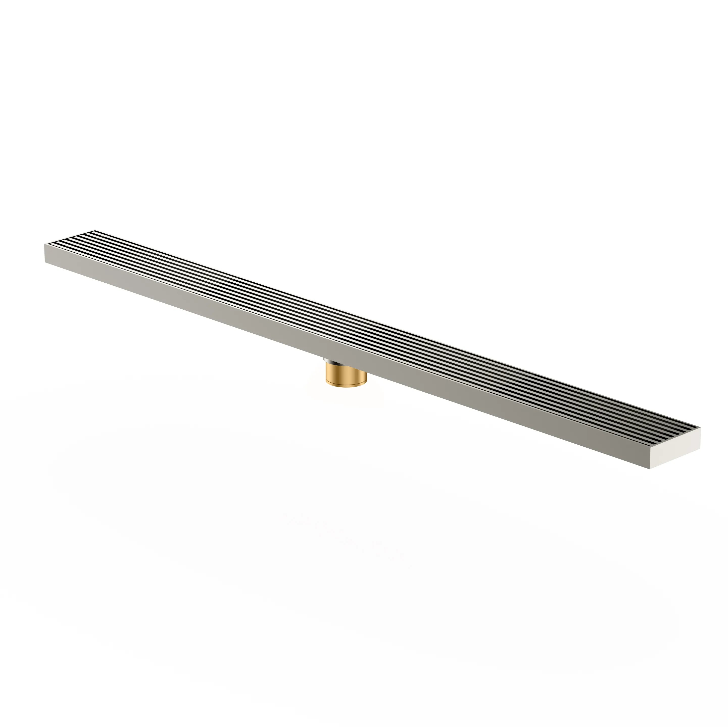 800x68x60mm Linear Shower Drain – Slotted Grate Cover – BFD21022 Brushed Nickel