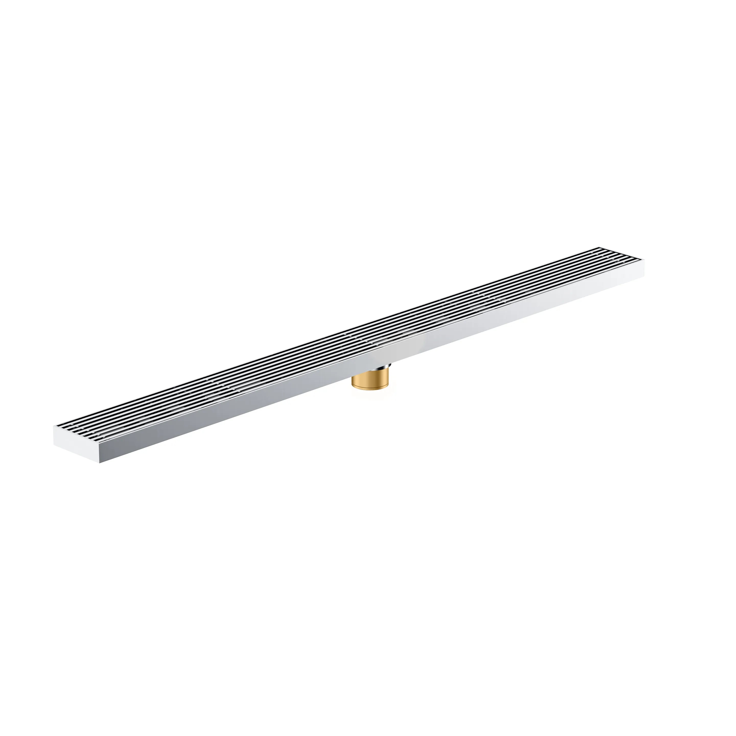 800x68x60mm Linear Shower Drain – Slotted Grate Cover – BFD21022