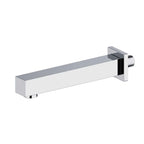 BS0000 Wall-Mount Square Bath Spout – 200mm Solid Brass with NEOPERL Aerator Chrome