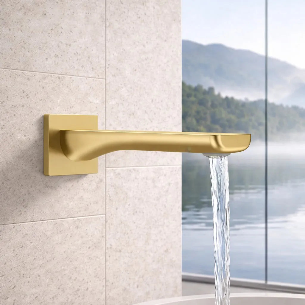 Timeless Wall Mounted Bath Spout - 200mm Reach - BS0003