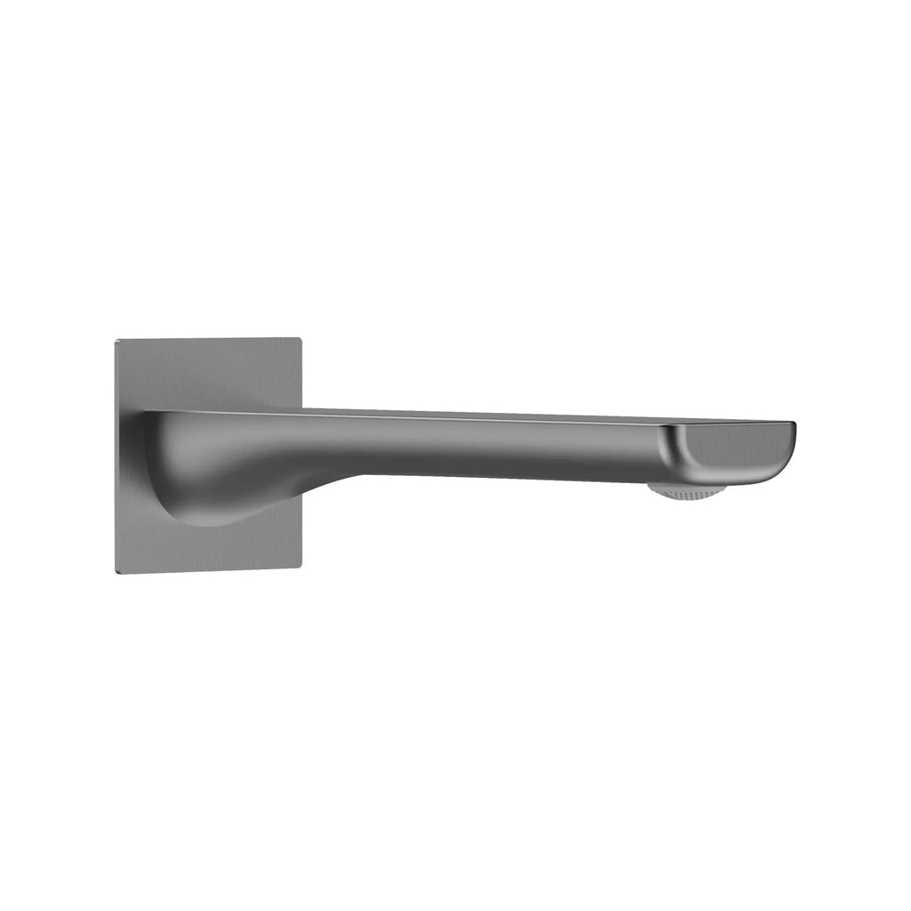 Timeless Wall Mounted Bath Spout - 200mm Reach - BS0003 Brushed Gun Metal