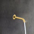 Solid Brass Wall-Mount Circular Bath Spout BS0004