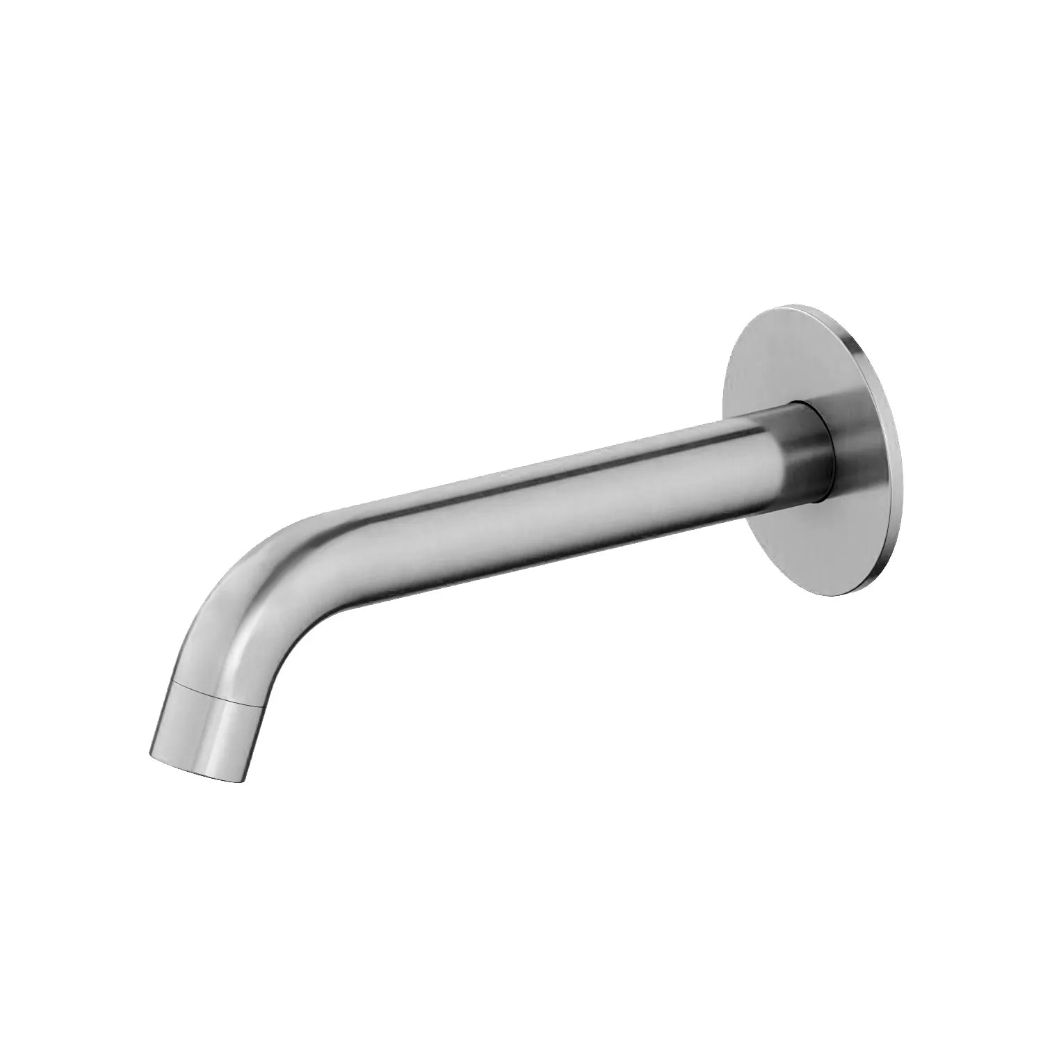 Solid Brass Wall-Mount Circular Bath Spout BS0004 Brushed Nickel