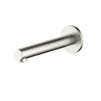 MAXTOR Ø25X180mm Solid Brass Bathtub Spout Feature Swiss Neoperl Aerator-BS0005 Brushed Nickel
