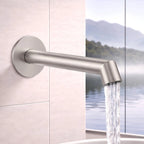 Wall Mounted Bathtub Spout with Neoperl Aerator – Solid Brass, Multi-Finish Options-BS0027
