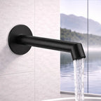 Wall Mounted Bathtub Spout with Neoperl Aerator – Solid Brass, Multi-Finish Options-BS0027
