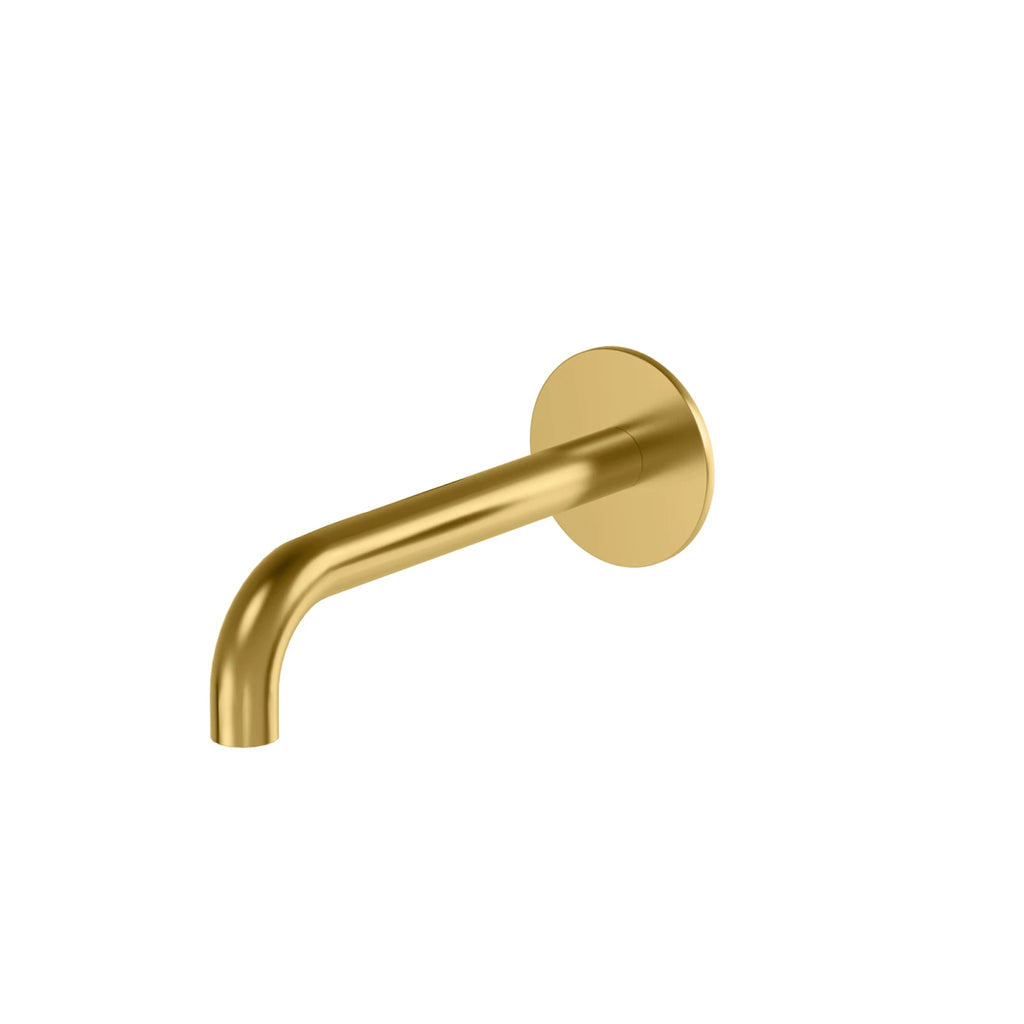 Wall Mounted Bath Spout – Solid Brass Tub Filler Spout – BS0033 Brushed Gold