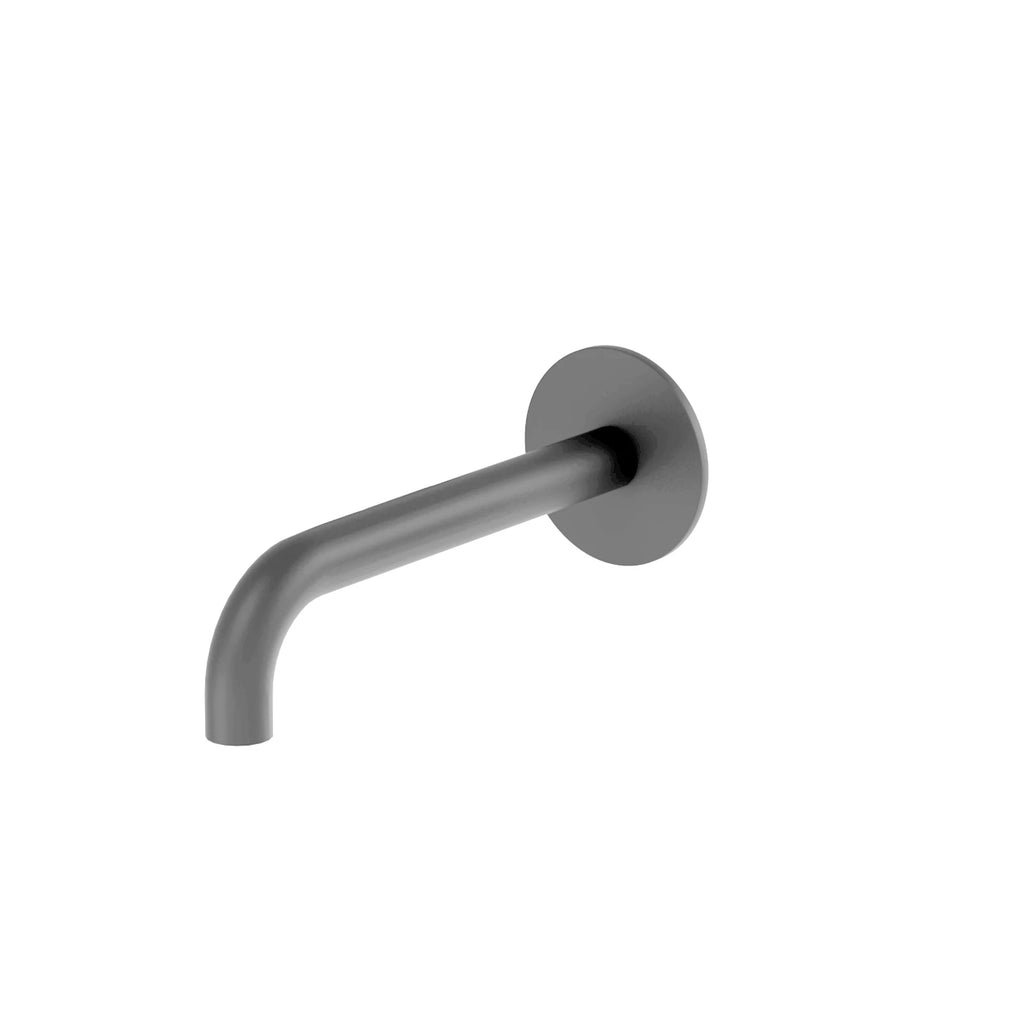 Wall Mounted Bath Spout – Solid Brass Tub Filler Spout – BS0033 Brushed Gun Metal