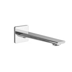 Square Wall Mounted Bath Spout - 210mm Reach - BS0064 Chrome
