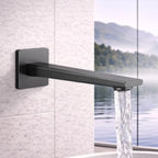 Square Wall Mounted Bath Spout - 210mm Reach - BS0064
