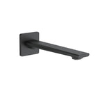 Square Wall Mounted Bath Spout - 210mm Reach - BS0064 Matte Black