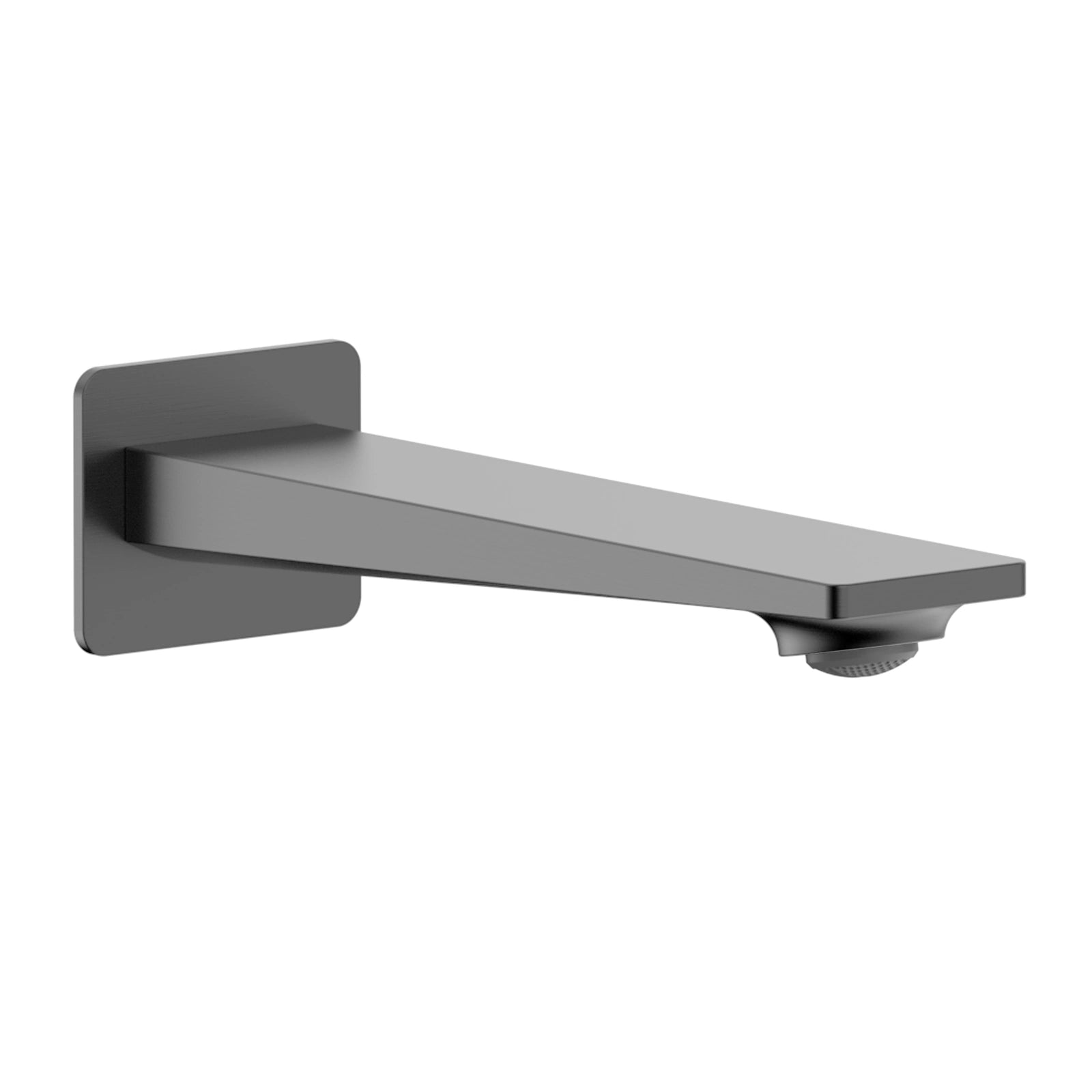 MAXTOR Wall Mounted Solid Brass Bathtub Spout with Neoperl Aerator-BS0065 Brushed Gun Metal