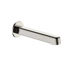 Modern Wall Mounted Bath Spout - 190mm Reach - BS0069 Brushed Nickel