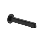 Modern Wall Mounted Bath Spout - 190mm Reach - BS0069 Matte Black