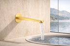 Modern Wall Mounted Bath Spout - 184mm Reach - BS0070