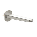 Modern Wall Mounted Bath Spout - 184mm Reach - BS0070 Brushed Nickel