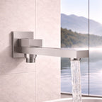 BS0200 Wall-Mount Swivel Square Bath Spout 200mm