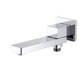 BS0200 Wall-Mount Swivel Square Bath Spout 200mm Chrome Brass