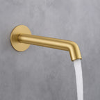150/200/250mm Wall-Mounted SUS 304 Bathtub Spout – G 1/2" Male, Swiss Neoperl Aerator – BS06 Series