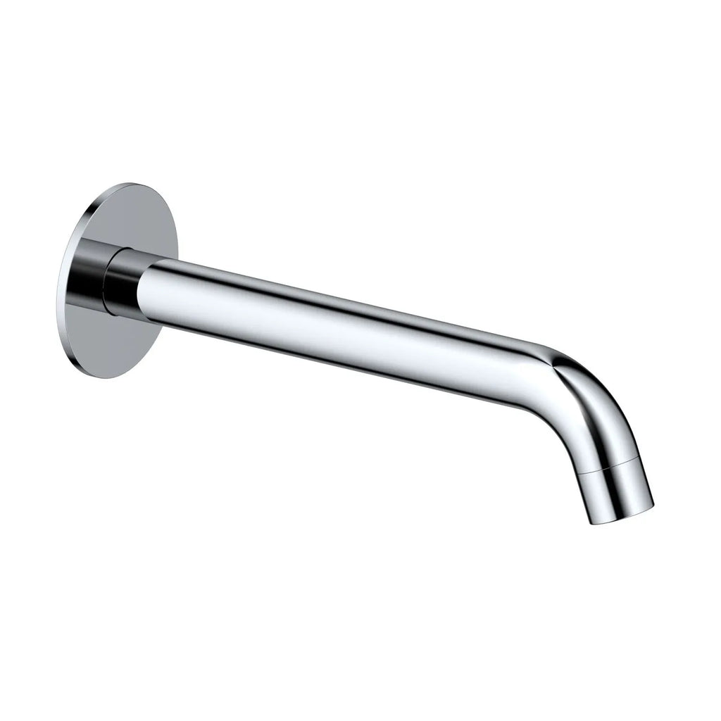 Solid Brass Wall-Mount Circular Bath Spout BS0004 Chrome 300mm