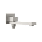 BS0200 Wall-Mount Swivel Square Bath Spout 200mm Brushed Nickel SUS 304