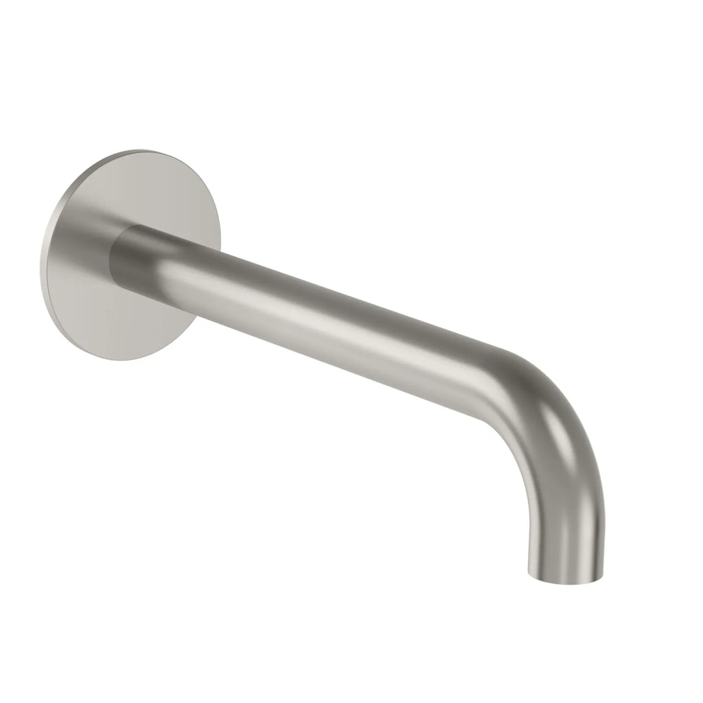 Wall-Mounted Bathtub Spout with Swiss Neoperl Aerator | MAXTOR BS06200 Brushed Nickel