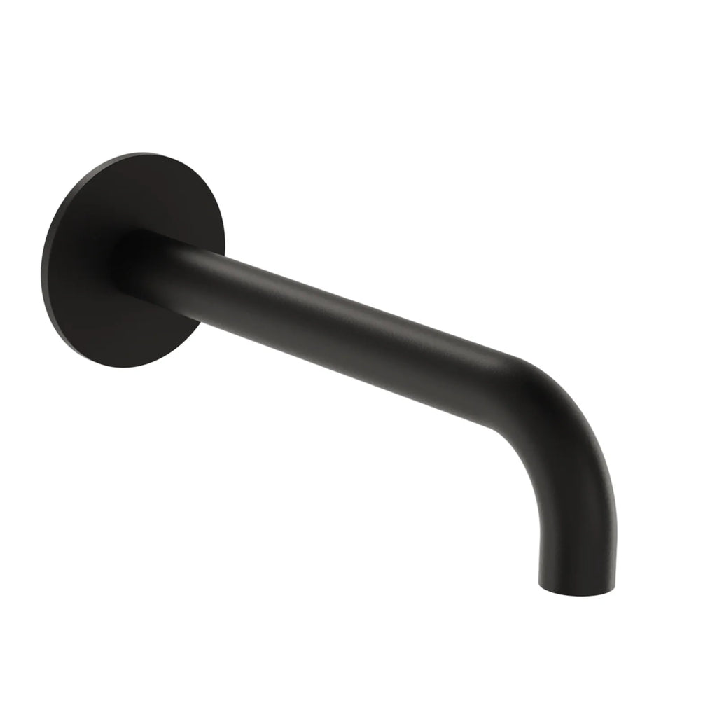 Wall-Mounted Bathtub Spout with Swiss Neoperl Aerator | MAXTOR BS06200 Matte Black