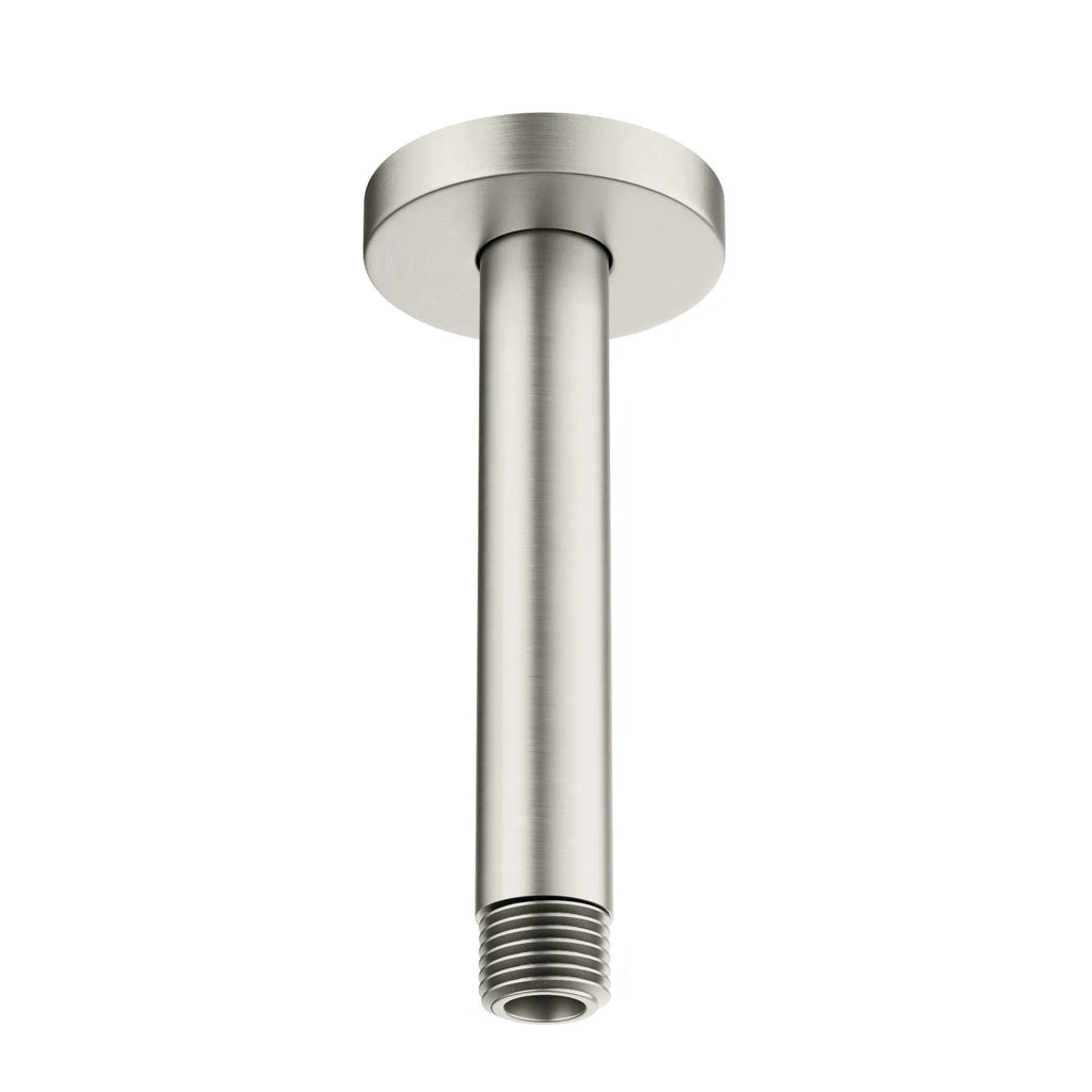150/200/250/300mm Brass Ceiling Shower Arm – Ceiling Mounted Shower Connection – BSA1501 Brushed Nickel 150mm