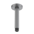 150/200/250/300mm Brass Ceiling Shower Arm – Ceiling Mounted Shower Connection – BSA1501 Brushed Gun Metal 150mm