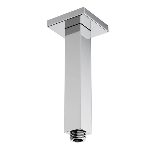 150/200/250/300mm Square Ceiling Mounted Shower Arm – Solid Brass Shower Arm – BSA1503 Chrome 150mm