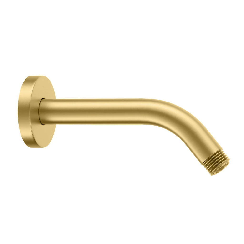160mm Wall Mounted Shower Arm – Solid Brass Shower Arm – BSAB1601 Brushed Gold