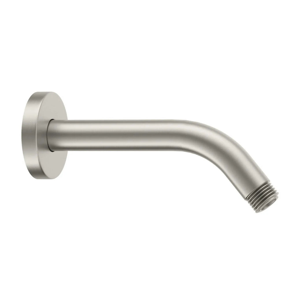 160mm Wall Mounted Shower Arm – Solid Brass Shower Arm – BSAB1601 Brushed Nickel