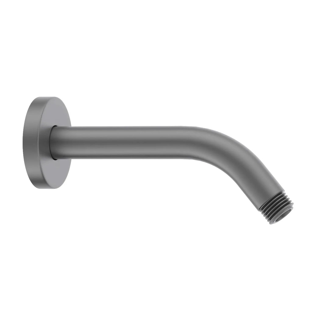 160mm Wall Mounted Shower Arm – Solid Brass Shower Arm – BSAB1601 Brushed Gun Metal