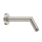 160mm Wall Mounted Shower Arm – Angled Solid Brass Shower Arm – BSA1603 Brushed Nickel