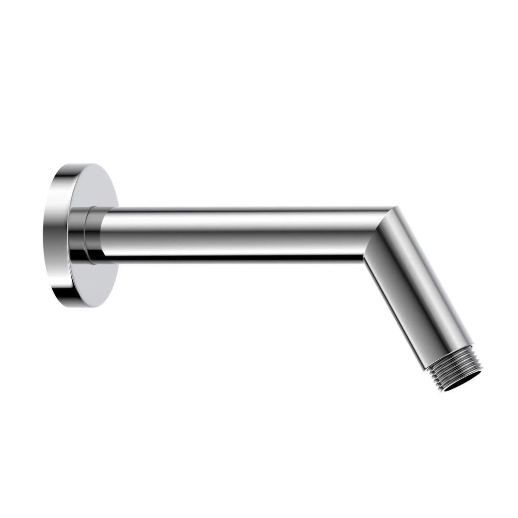160mm Wall Mounted Shower Arm – Angled Solid Brass Shower Arm – BSA1603 Chrome