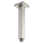 150/200/250/300mm Square Ceiling Mounted Shower Arm – Solid Brass Shower Arm – BSA1503 Brushed Nickel 200mm