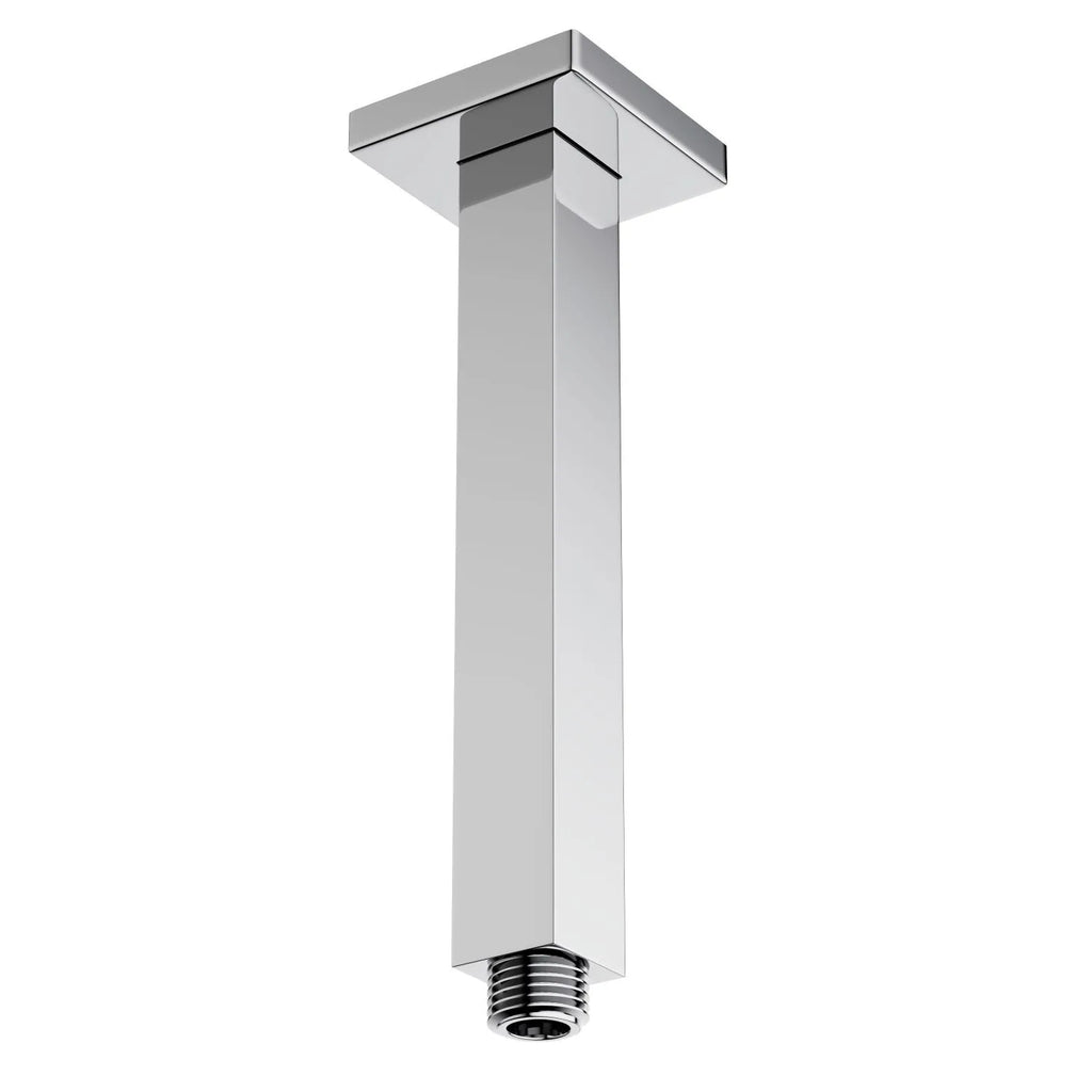 150/200/250/300mm Square Ceiling Mounted Shower Arm – Solid Brass Shower Arm – BSA1503 Chrome 200mm