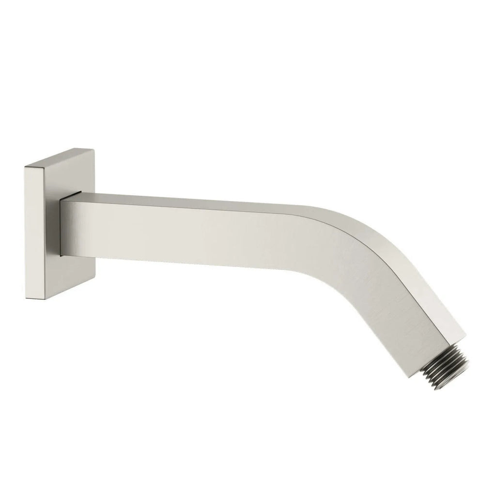 230mm Slim Wall Mounted Shower Arm – Solid Brass Shower Arm – BSA2004 Brushed Nickel