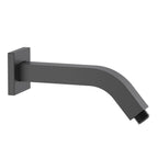 230mm Slim Wall Mounted Shower Arm – Solid Brass Shower Arm – BSA2004 Matte Black
