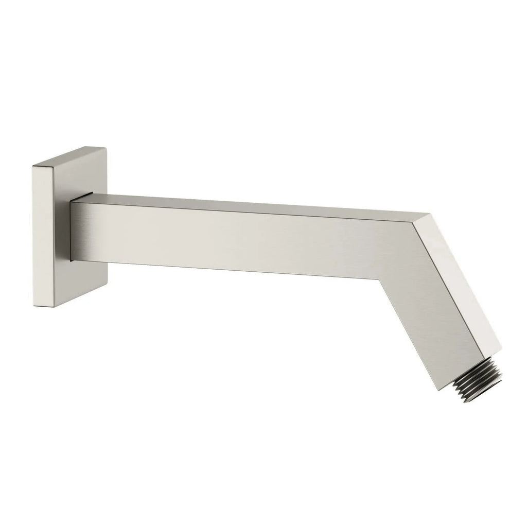 170mm Slim Wall Mounted Shower Arm – Solid Brass Shower Arm – BSA2005 Brushed Nickel