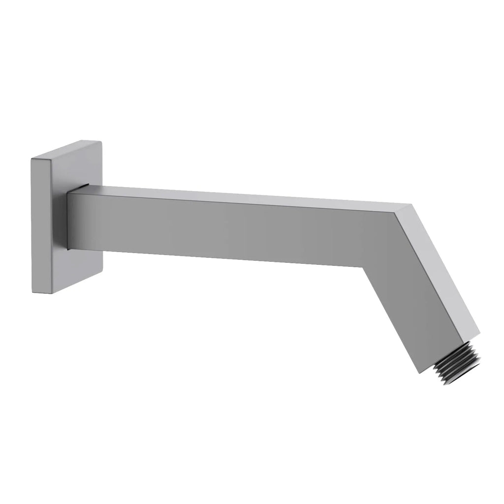 170mm Slim Wall Mounted Shower Arm – Solid Brass Shower Arm – BSA2005 Brushed Gun Metal