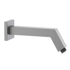 170mm Slim Wall Mounted Shower Arm – Solid Brass Shower Arm – BSA2005 Brushed Gun Metal